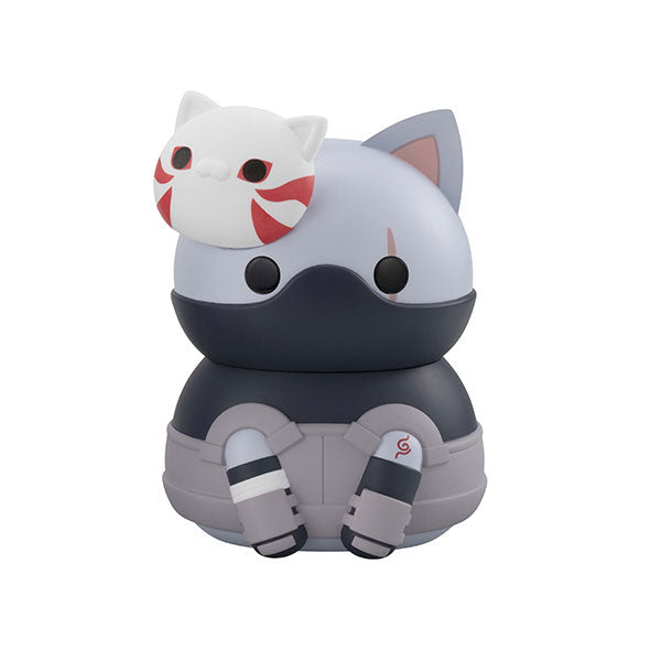 MEGA CAT NARUTO Shippuden Nyan tomo Ookina Nyaruto! Series Kakashi Hatake Anbu Soft Vinyl Figure