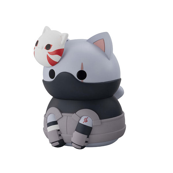 MEGA CAT NARUTO Shippuden Nyan tomo Ookina Nyaruto! Series Kakashi Hatake Anbu Soft Vinyl Figure