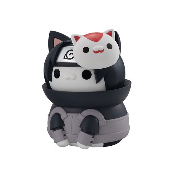 MEGA CAT NARUTO Shippuden Nyan tomo Ookina Nyaruto! Series Itachi Uchiha Anbu Soft Vinyl Figure