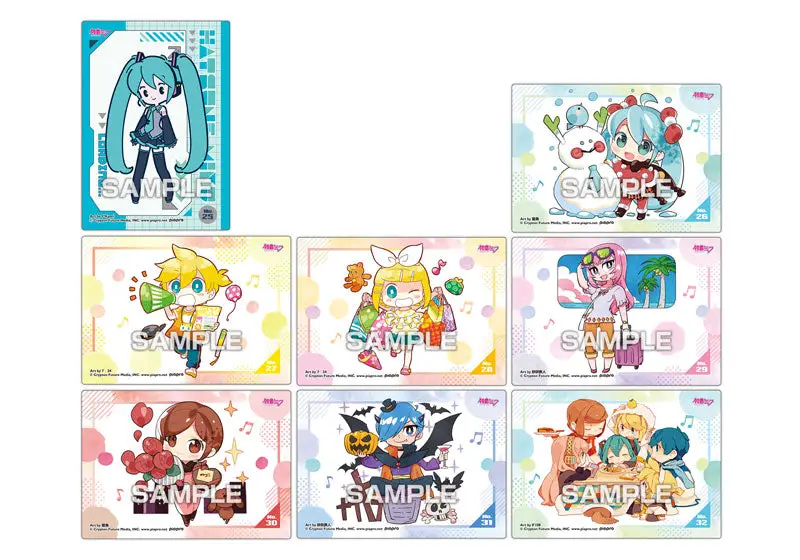 Hatsune Miku Shiny Clear Card Collection Gum First Press Limited Edition 16Pack BOX (CANDY TOY)
