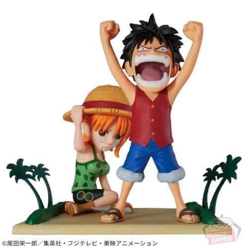 World Collectable Figure Log Stories - MONKEY.D.LUFFY & NAMI - 'Of course!!!!!'